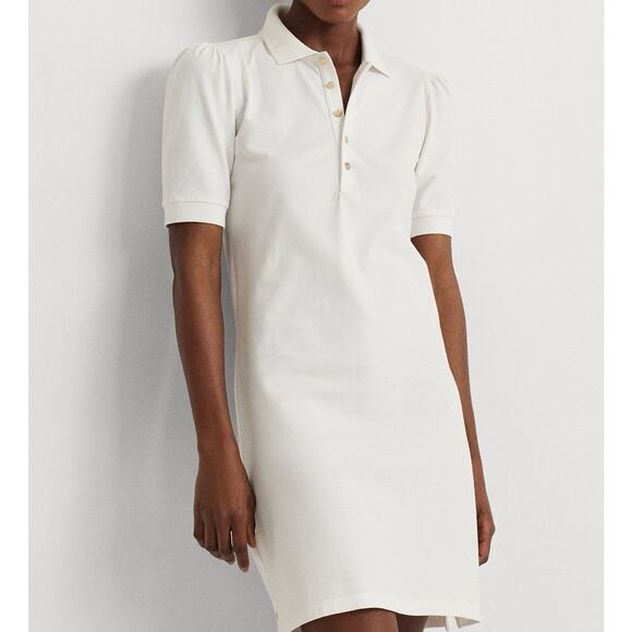 Ralph Lauren Collared Shift Dress Size M. Sporty and Stylish 100% cotton NWT. - Picture 2 of 16